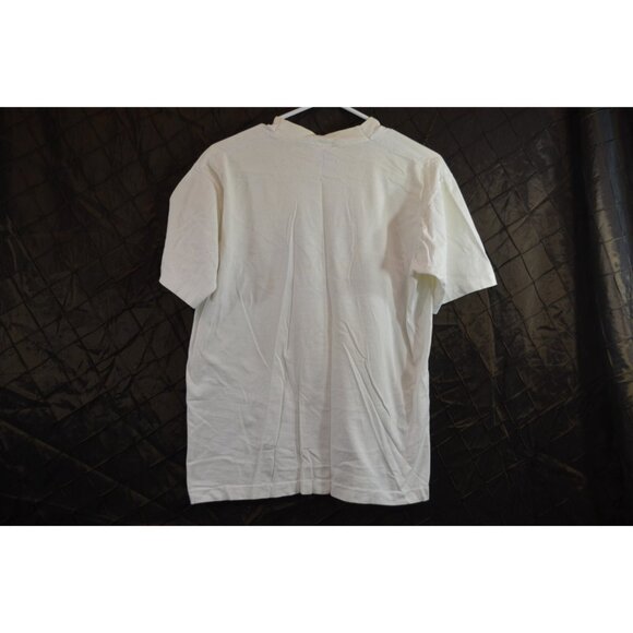 Grouse Peak Runoff 1994 Medium White Cotton Shirt Fruit of Loom Vtg Vancouver - Picture 5 of 14